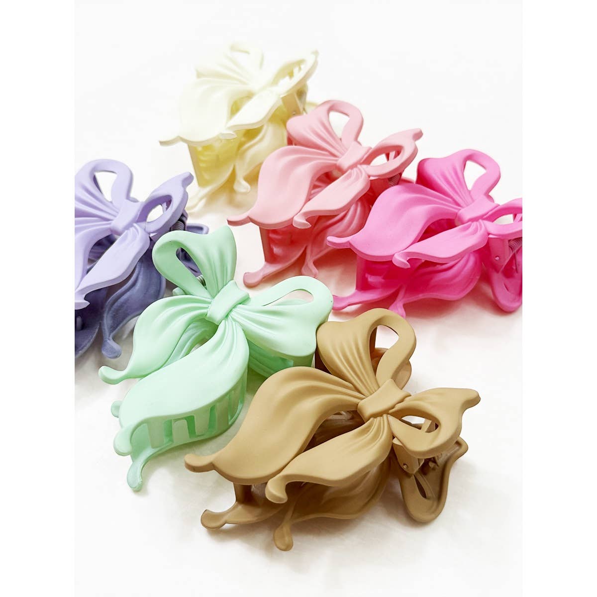 Small Bow Hair Clip Claw