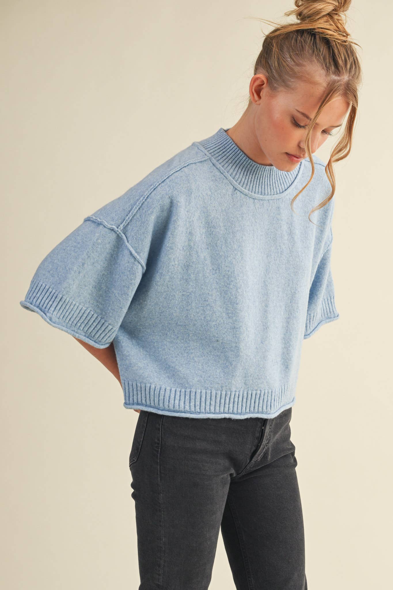 Marley Knit Short Sleeve Sweater