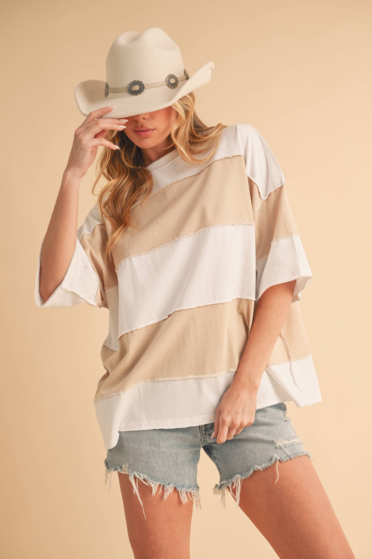 Polly Color Block Top