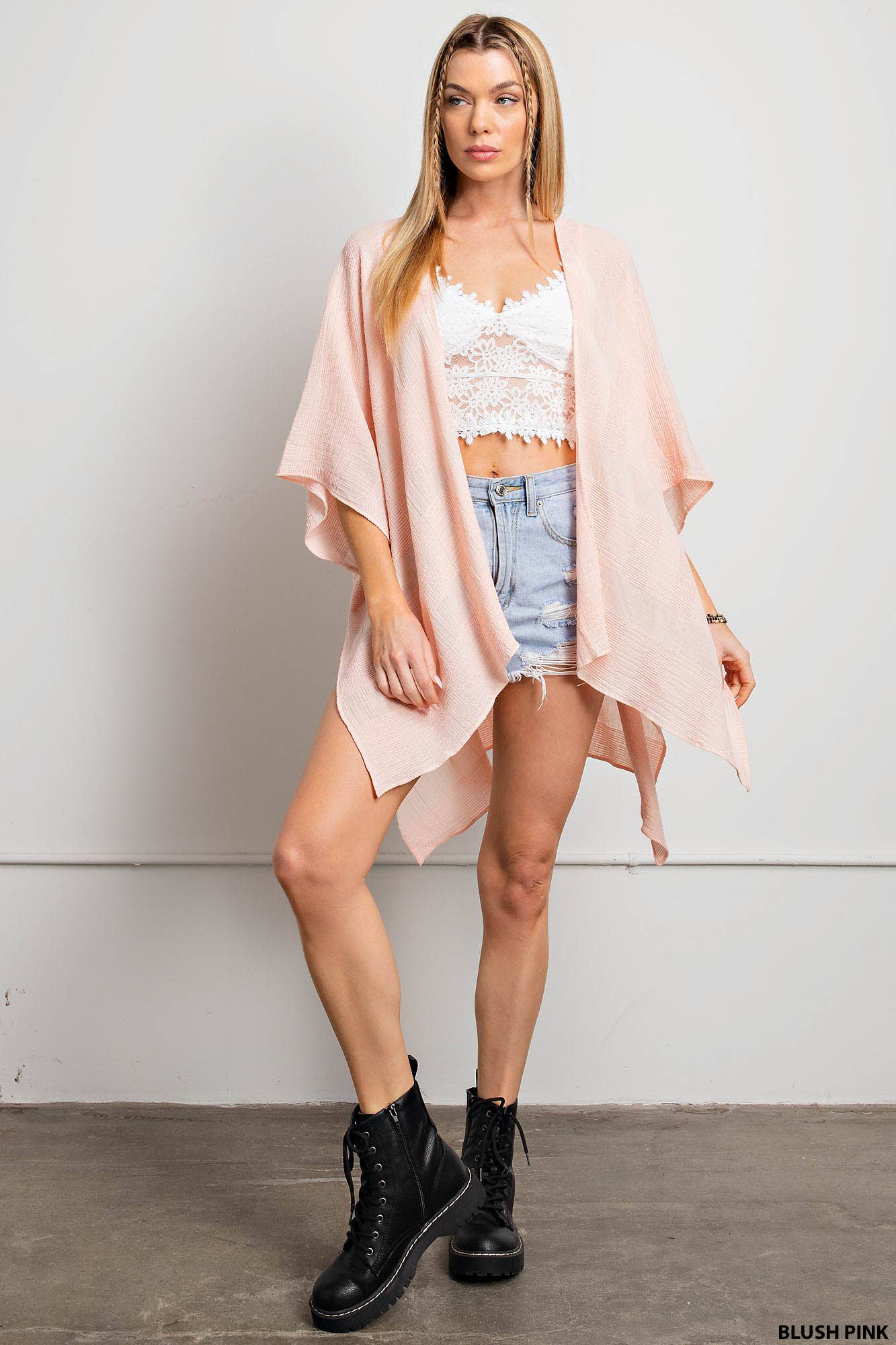 Soft Pink Kimono