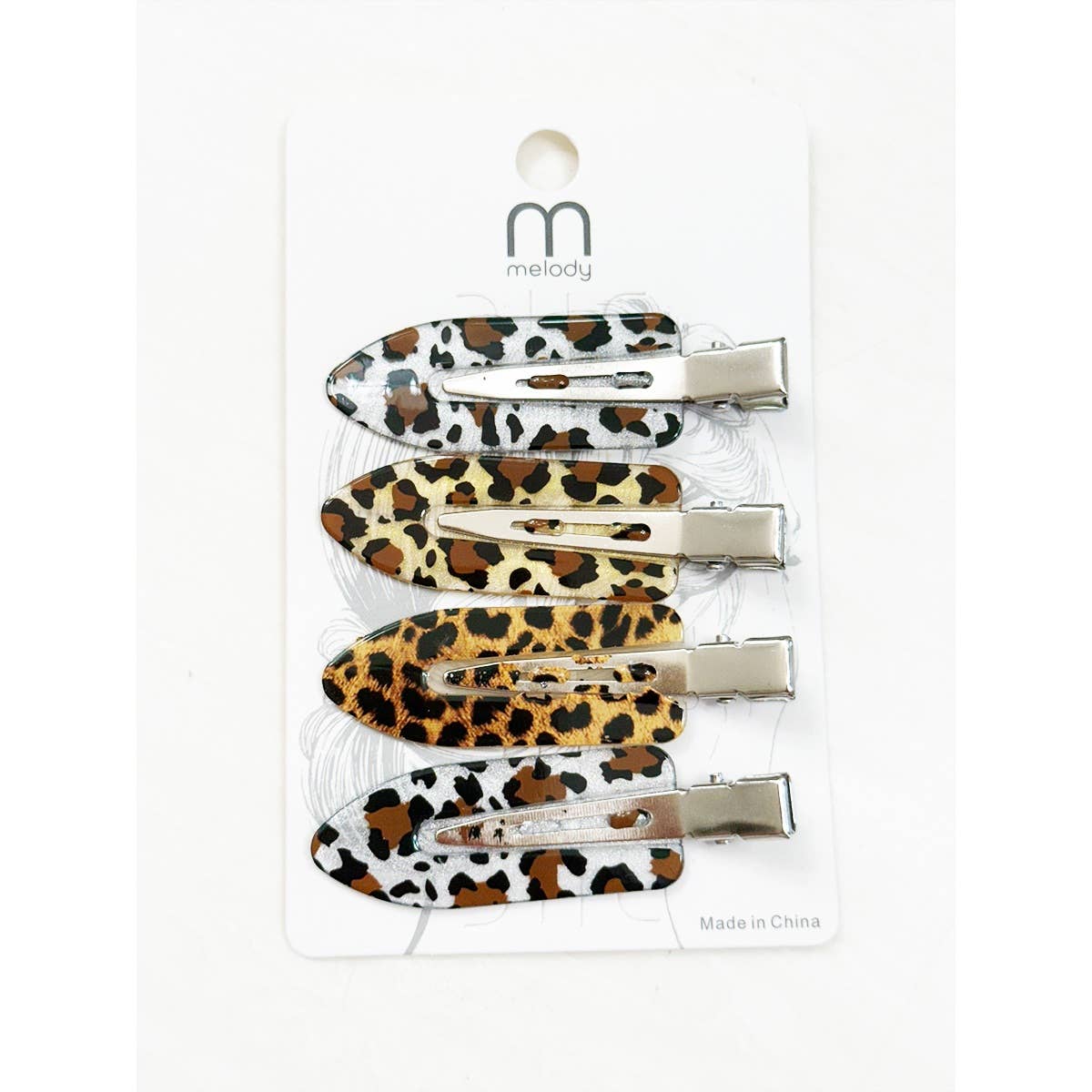 Animal Print Styling Clips