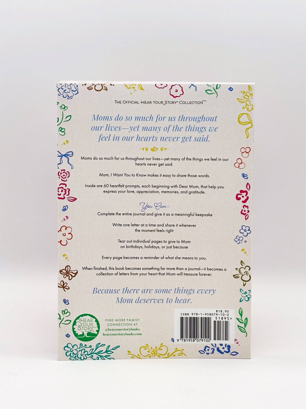 Mom, I Want You to Know: A Keepsake Journal for Mom