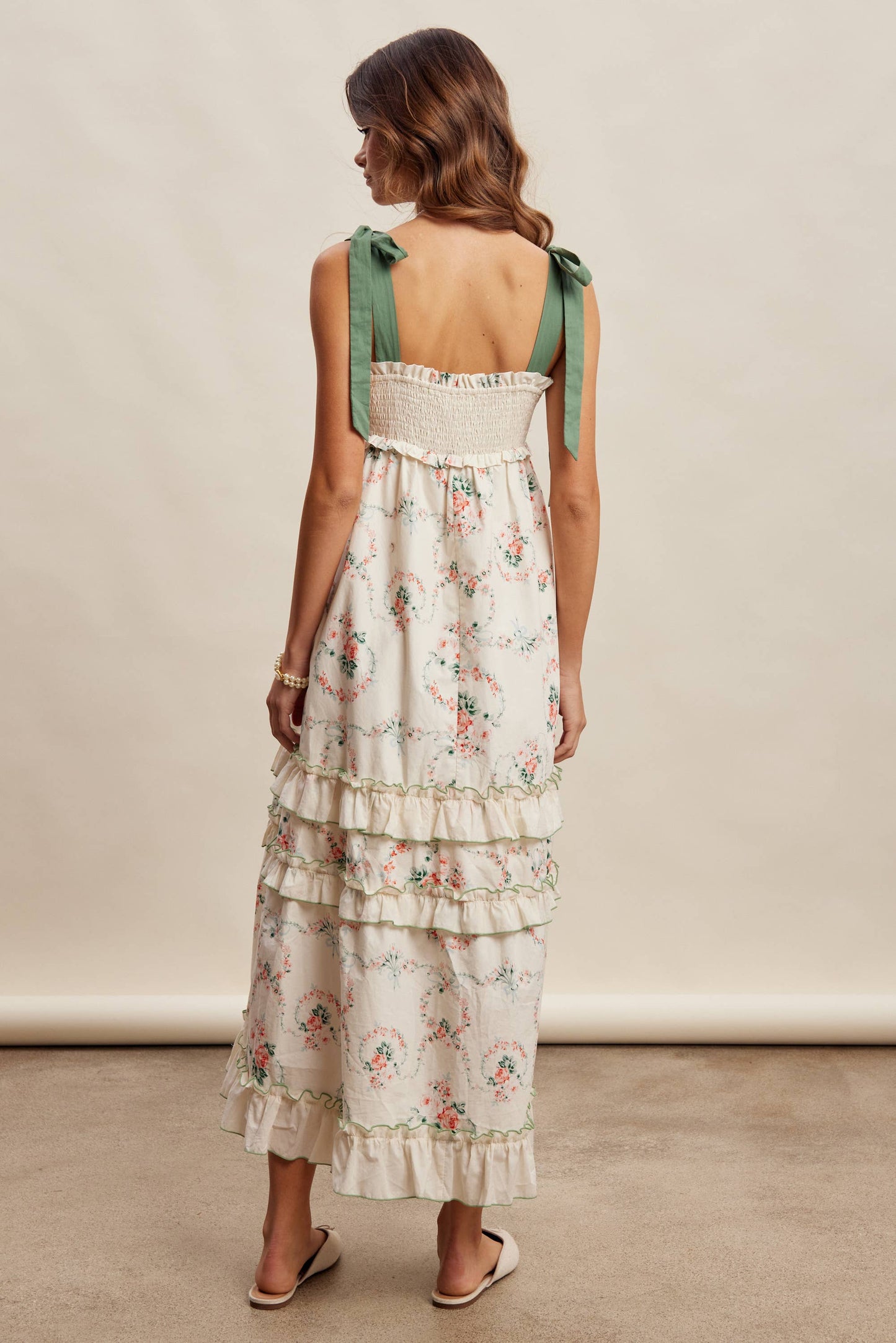 Tea Party Floral Midi Dress