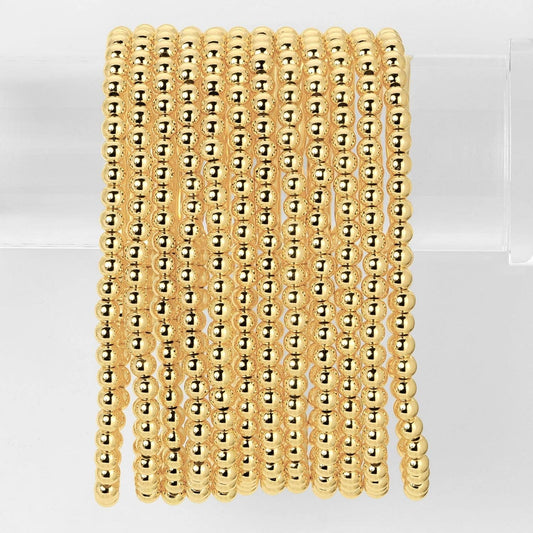 Bead Stretch Bracelet 4mm