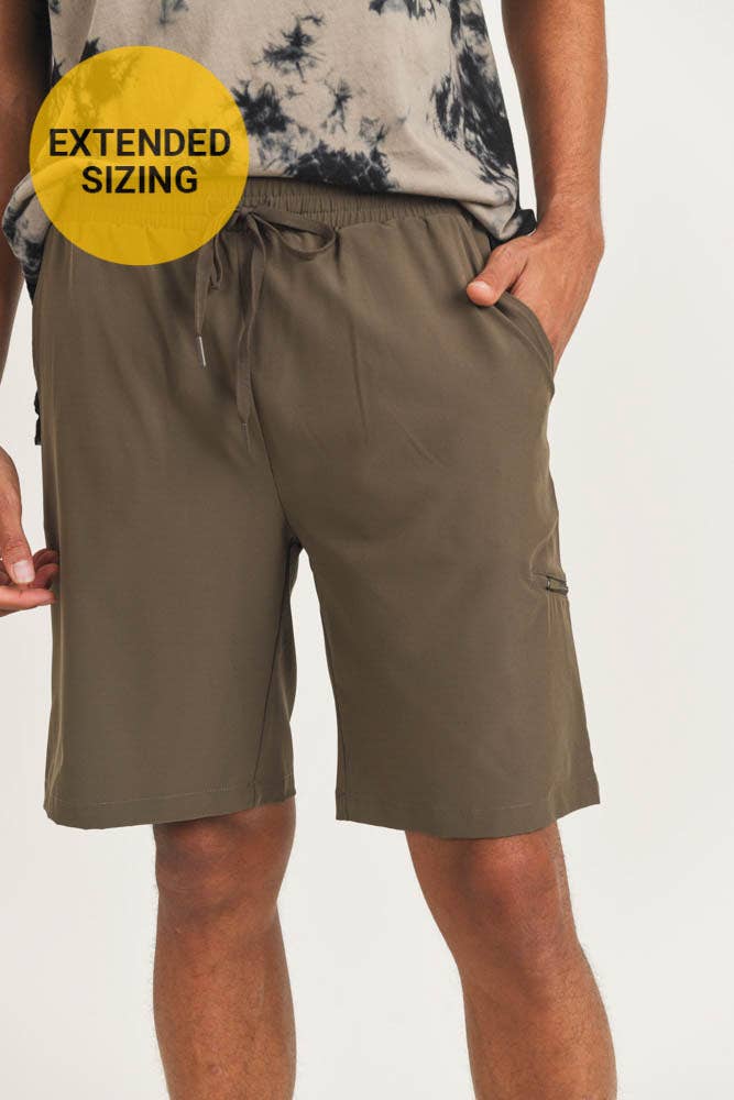 MEN - EXTENDED Active Drawstring Shorts