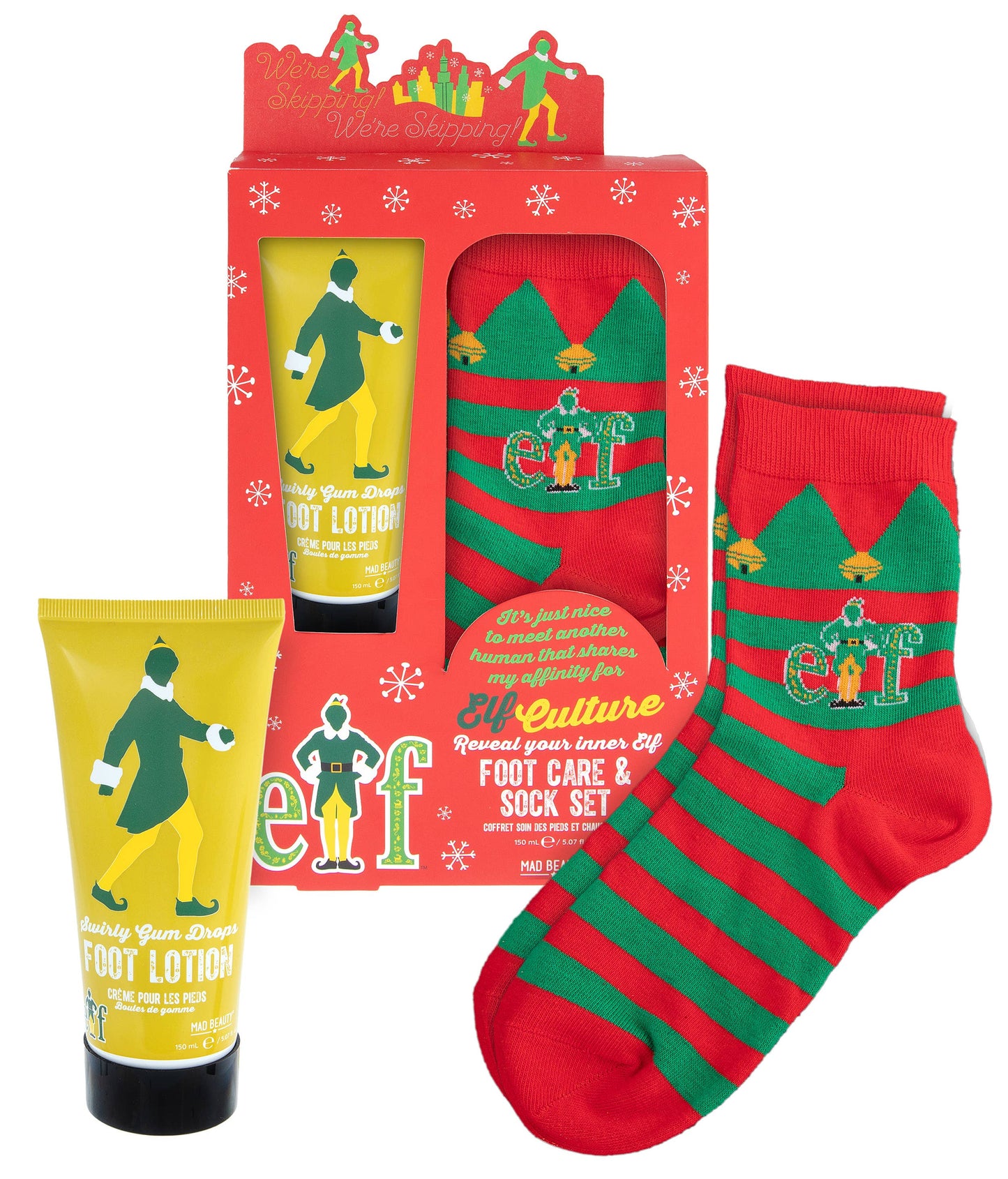 Mad Beauty Warner Elf Footcare & Sock Set