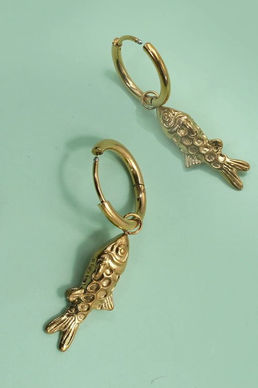 Waterproof Sardine Earrings
