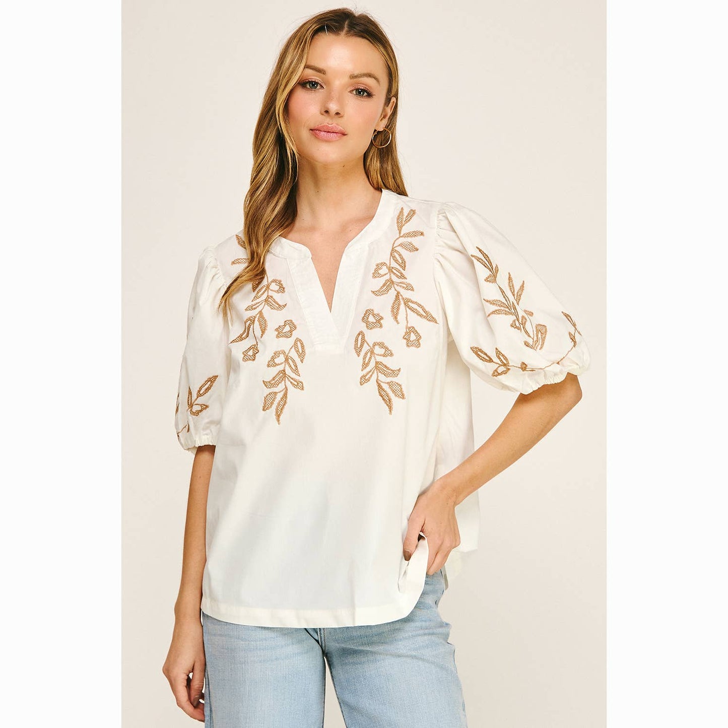 Ivy Embroidered Top