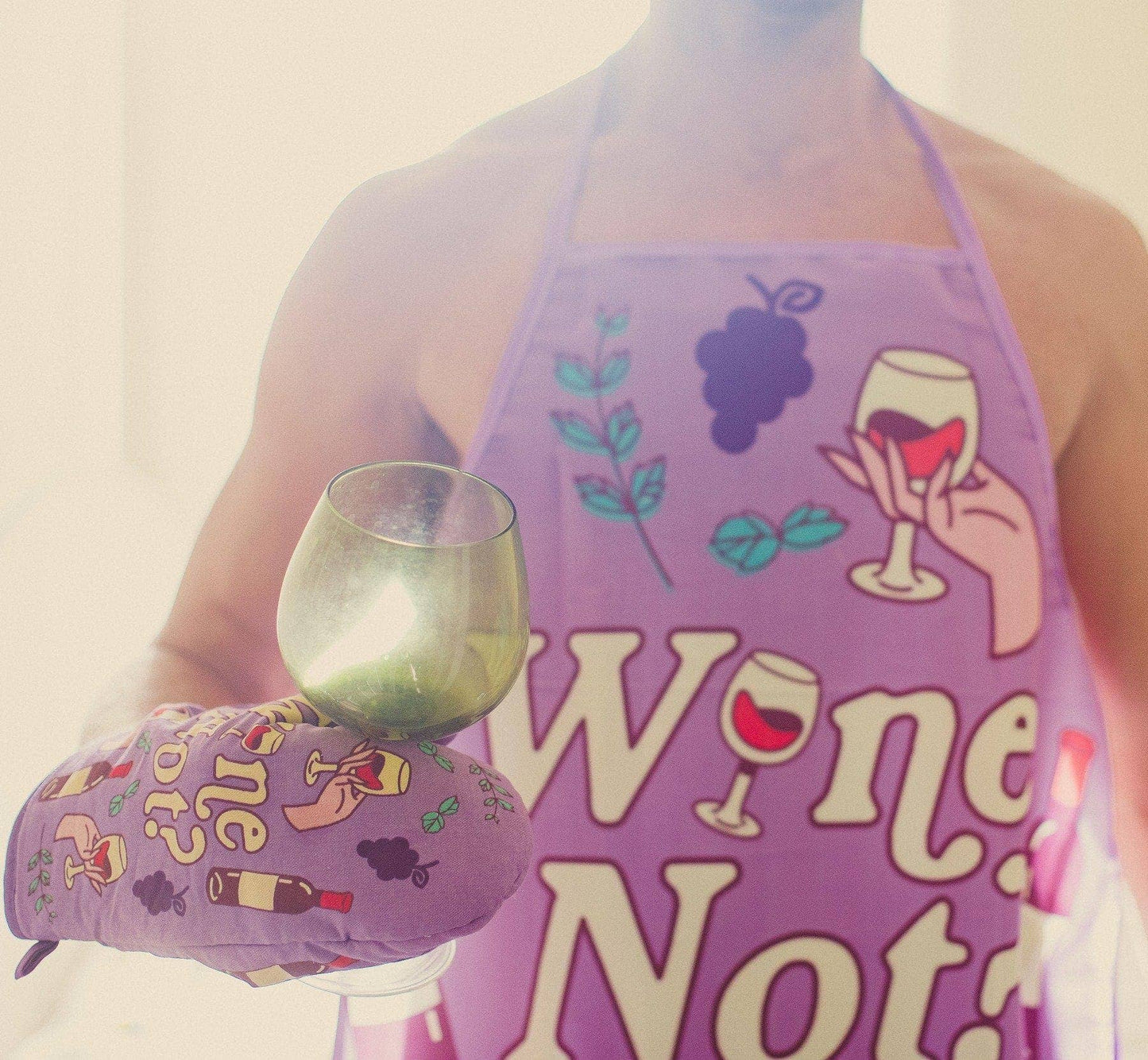 Wine Not? Oven Mitt