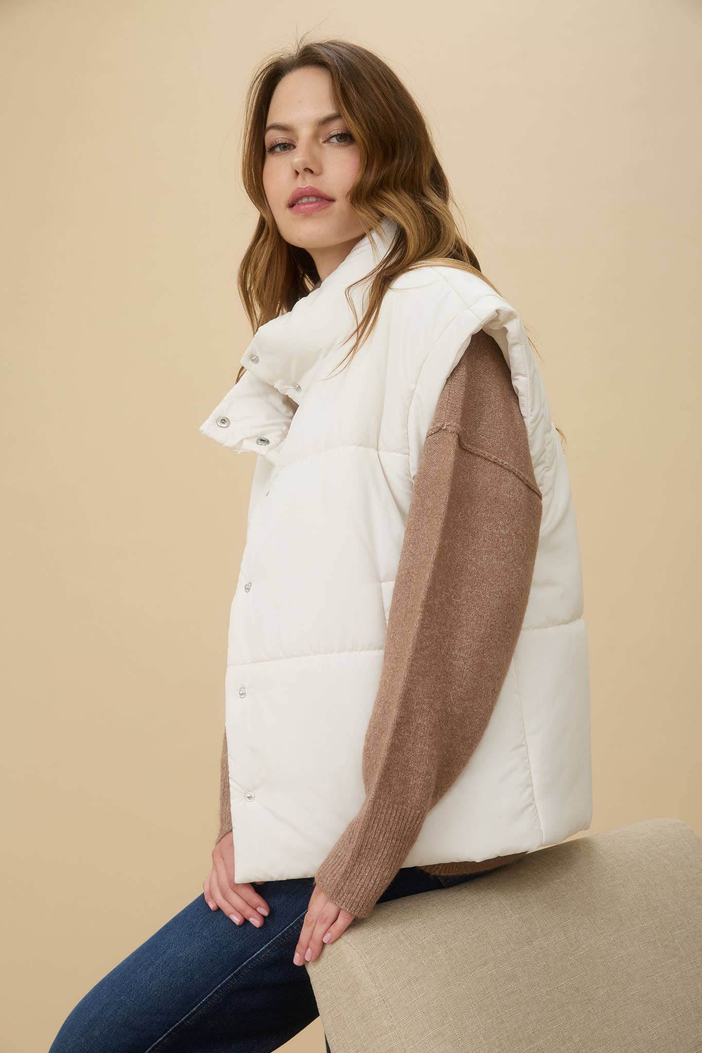 Oversized Puffer Vest