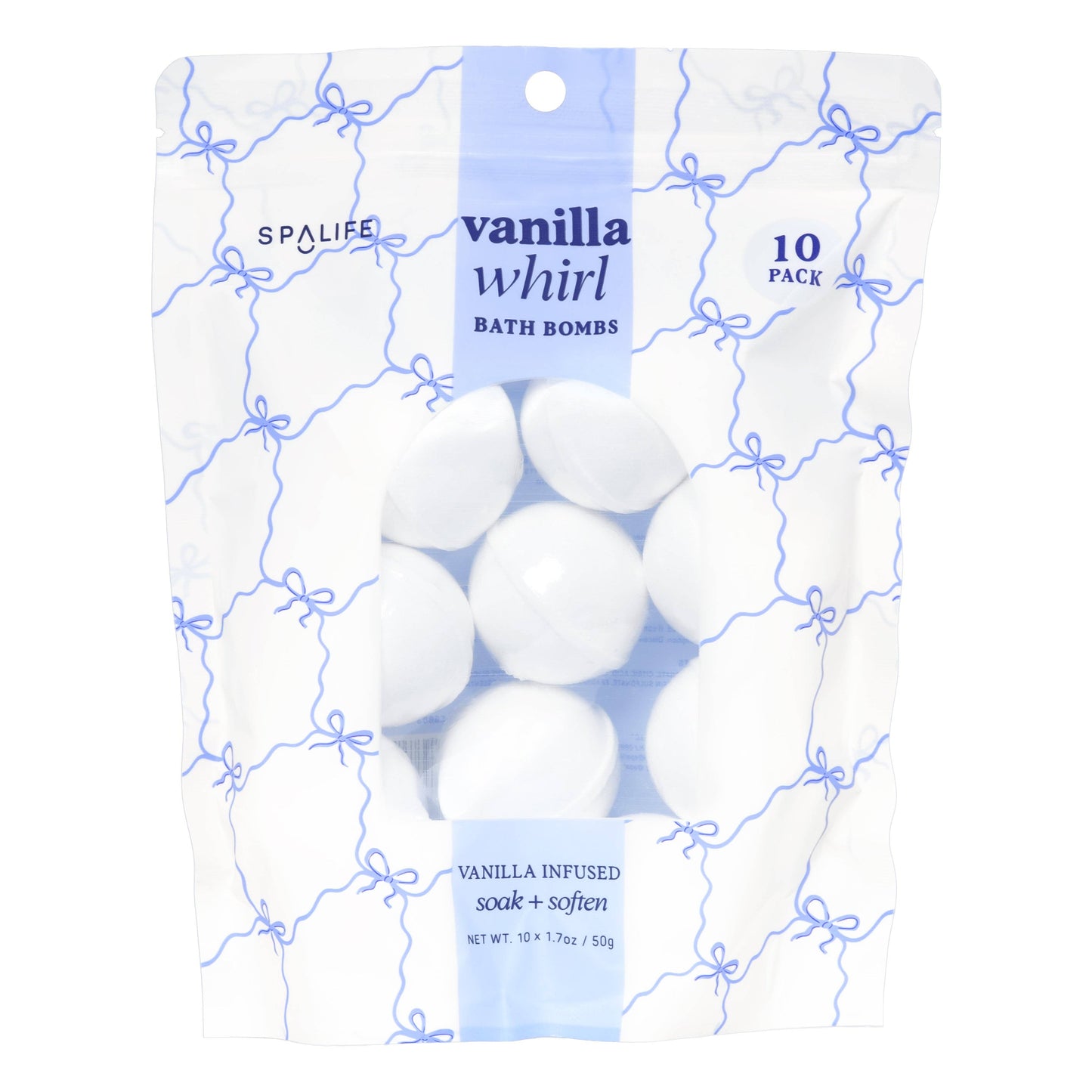 Valentine’s Vanilla Whirl Bath Bombs – 10 Pack