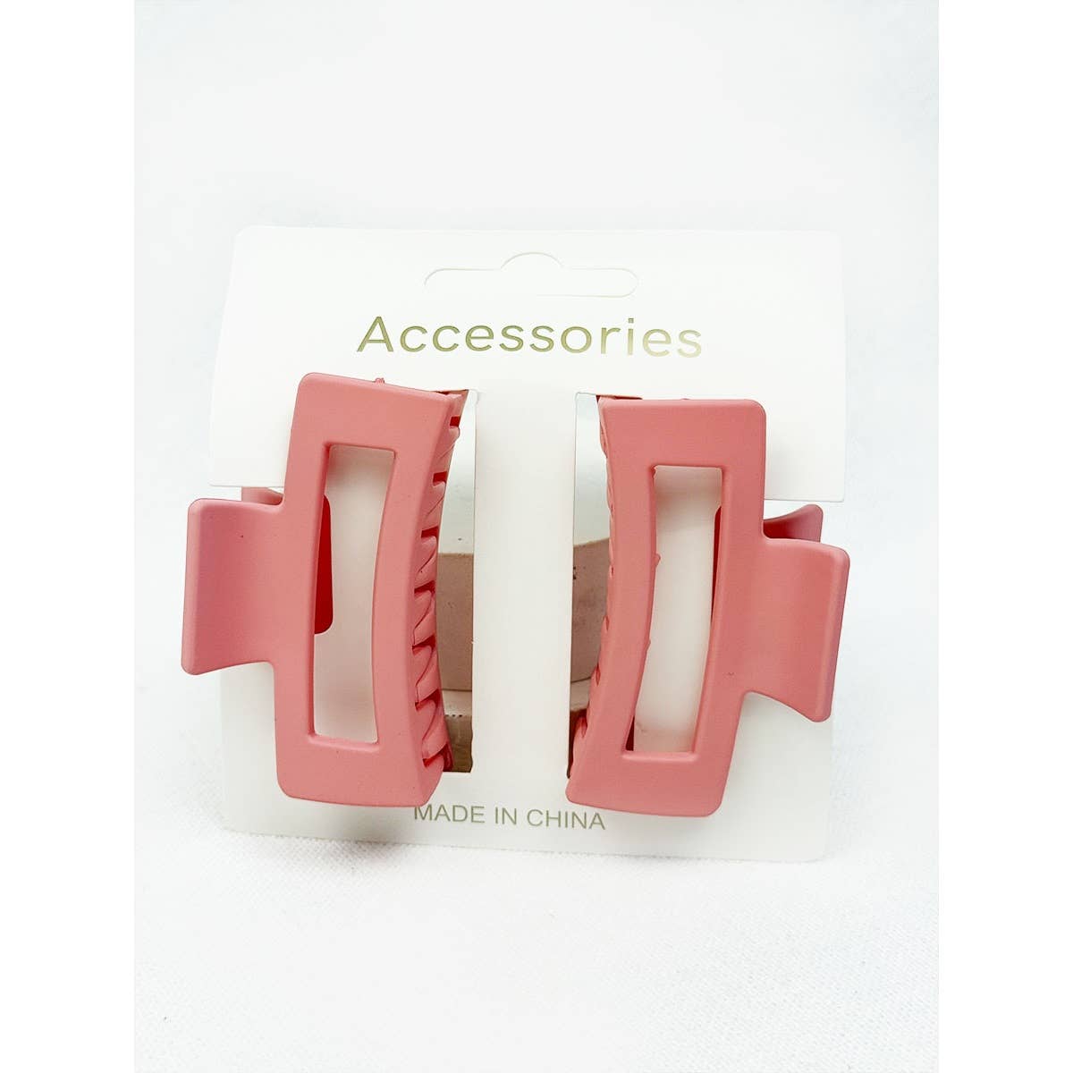 Matt Duo Cut Out Rectangle Clip