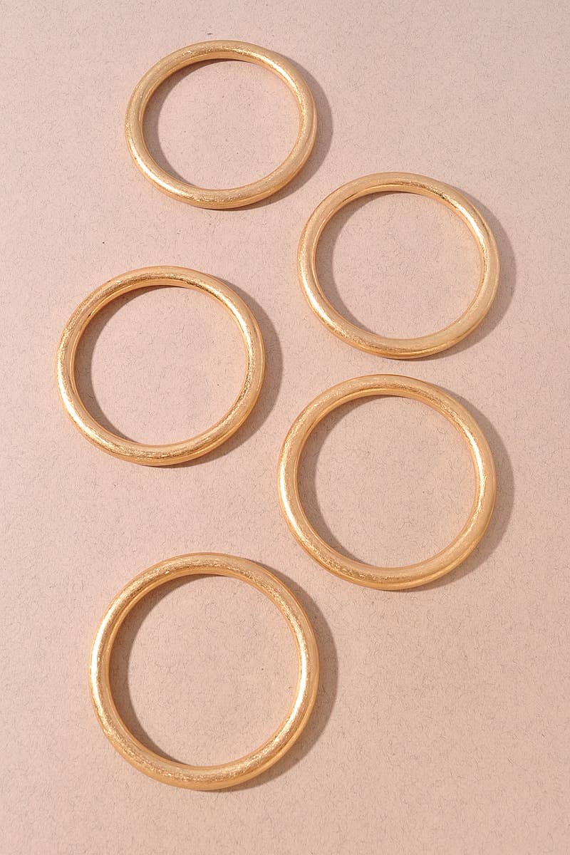Layered Band Statement Cuff Bracelet