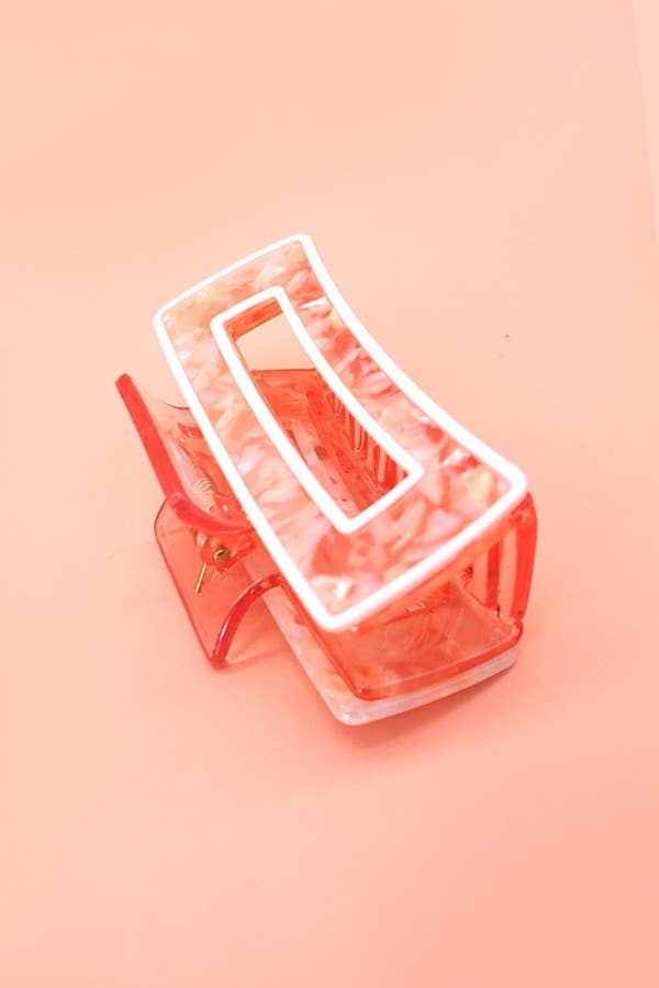 Tortoise Acetate Hair Claw Clip