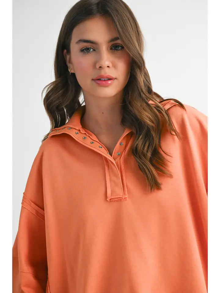 Tamika Henley Sweatshirt