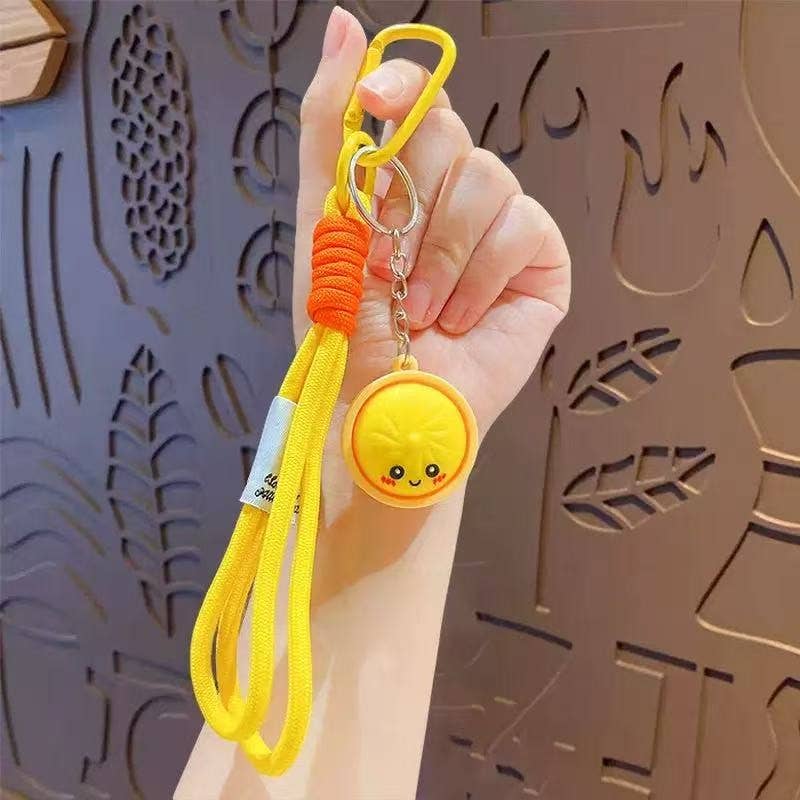 Dumpling Wristlet Keychain
