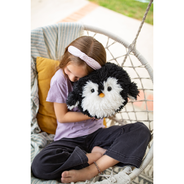 Soft Fluff Ball Fluffees Penguin Plushie