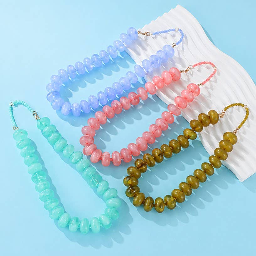 Chunky Beaded Statement Necklace