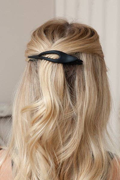 Slim Flat Hair Claw Clips