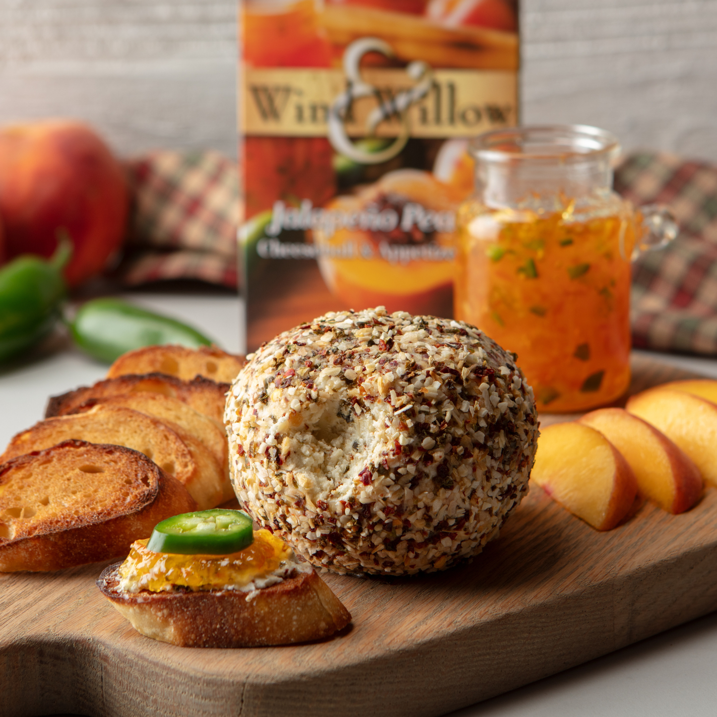 Wind & Willow Jalapeno Peach Savory Cheeseball Mixes