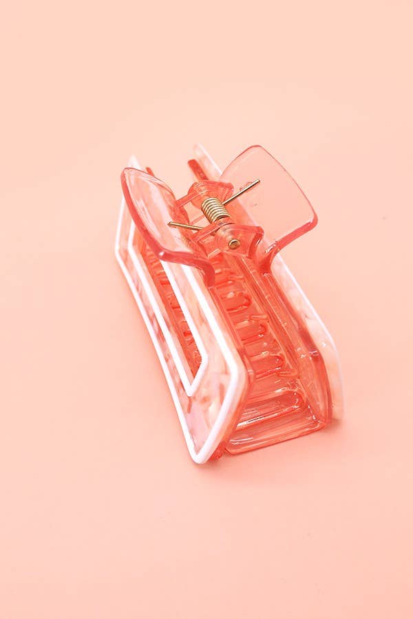 Tortoise Acetate Hair Claw Clip