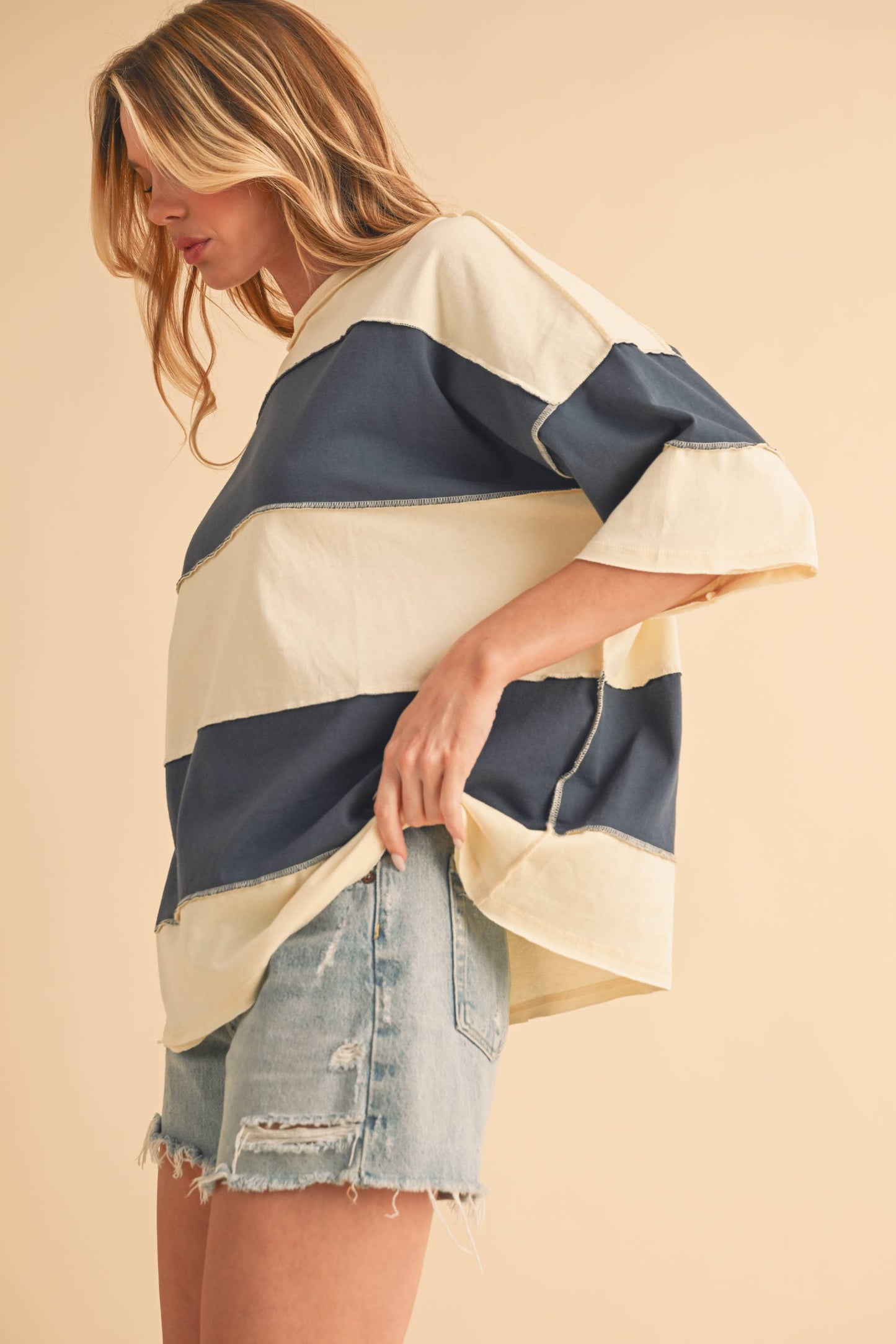 Polly Color Block Top