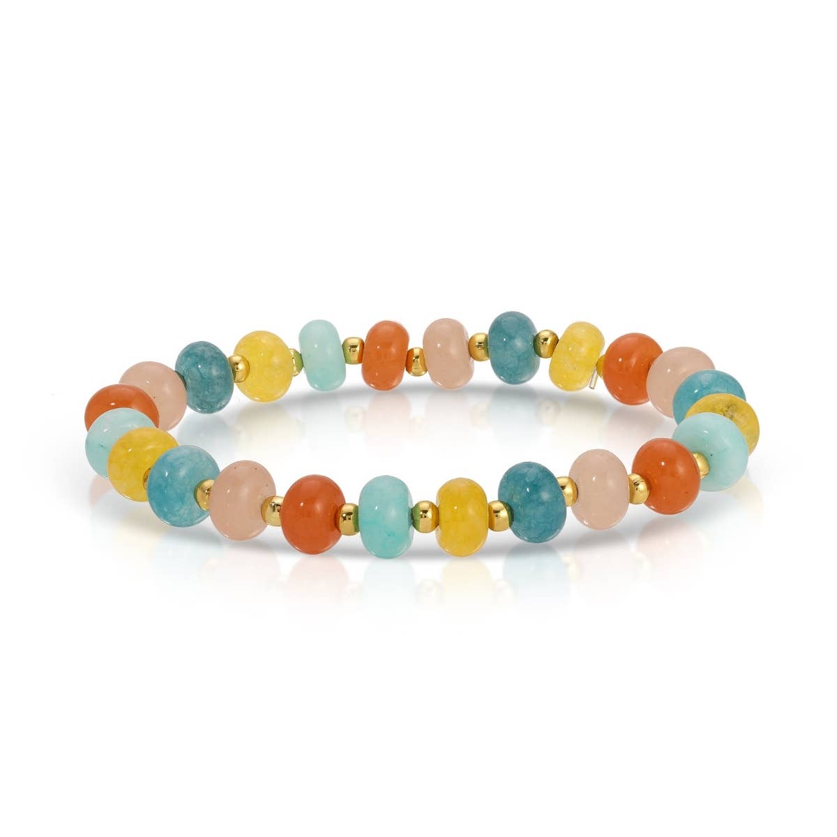 Rainbow Stone Bracelets 8mm