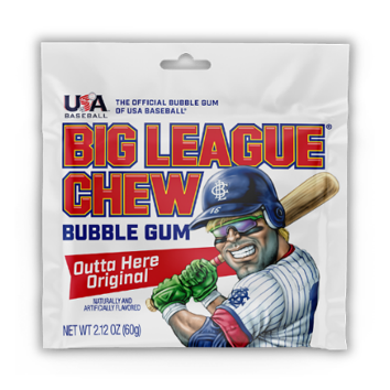 Big League Chew Outta Here Original Gum