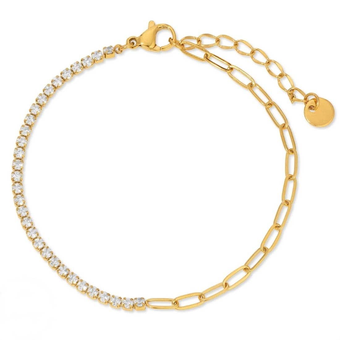 18K Mix Chain Bracelet