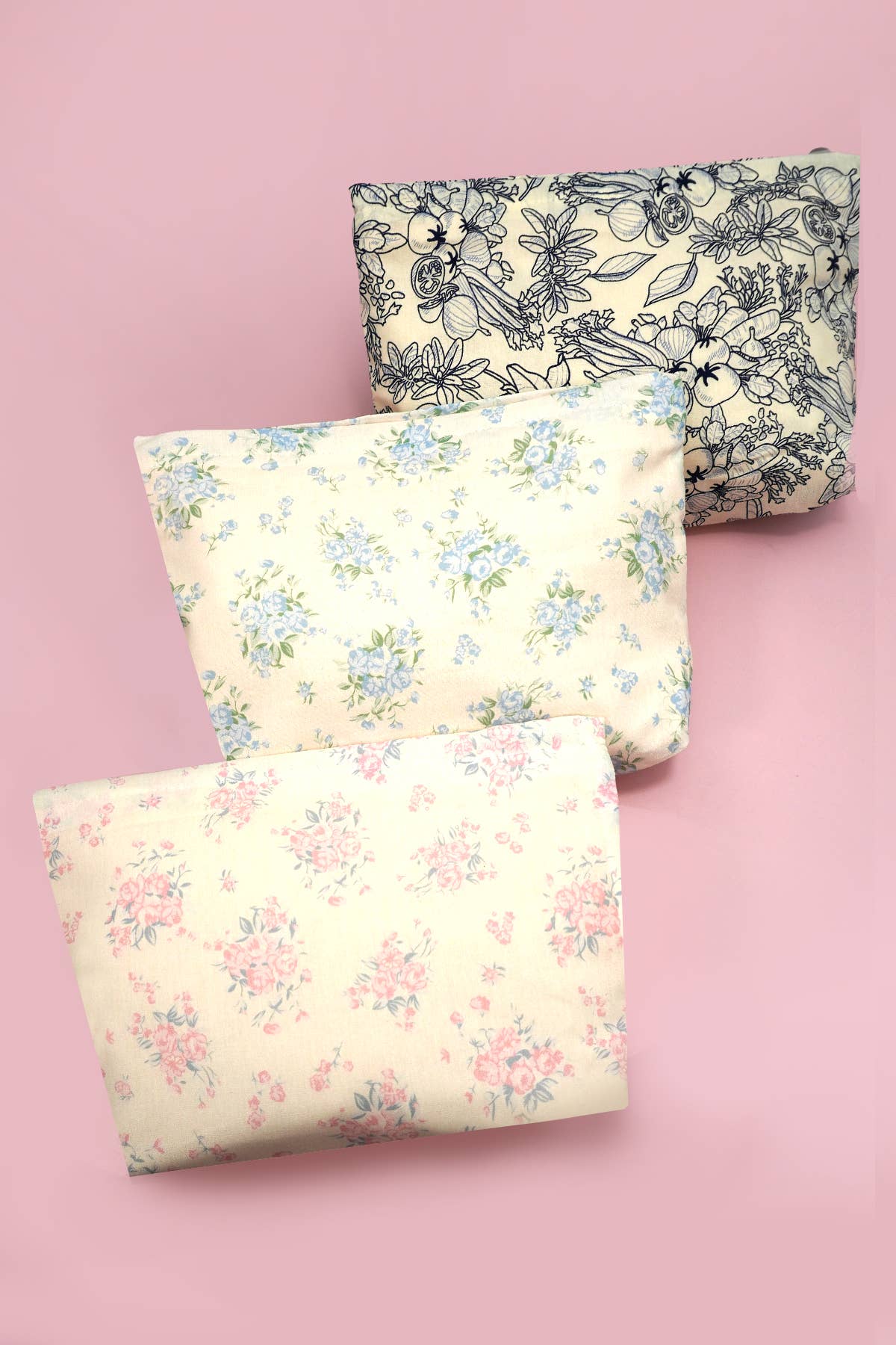 Floral Makeup Bag