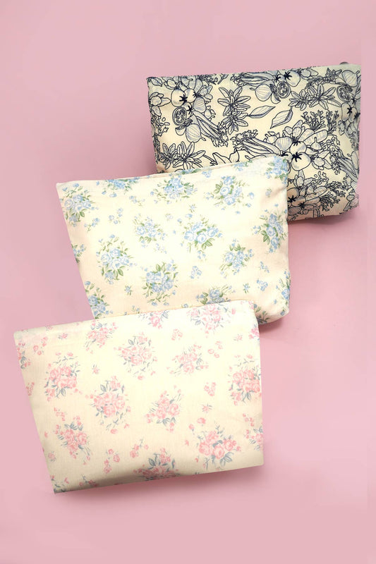 Floral Makeup Bag