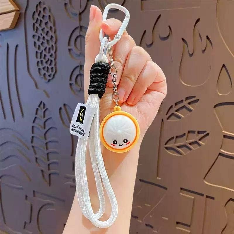 Dumpling Wristlet Keychain