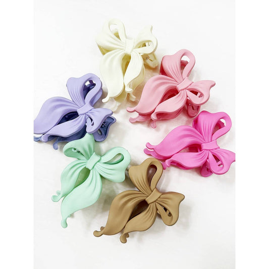Small Bow Hair Clip Claw