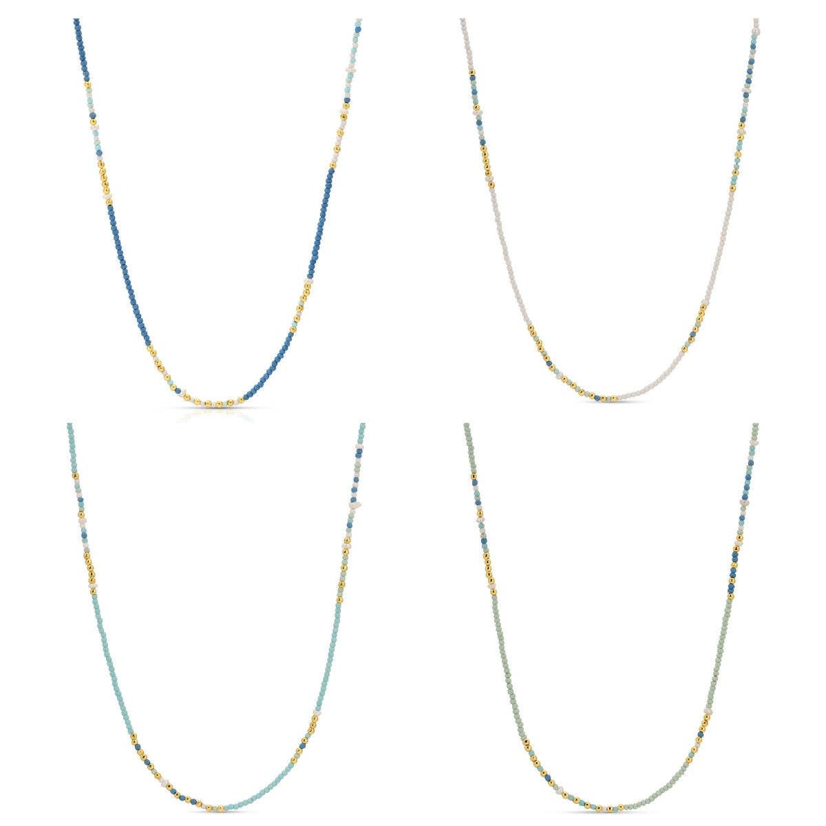Assorted Seed Bead & Fresh Water Pearl Necklaces