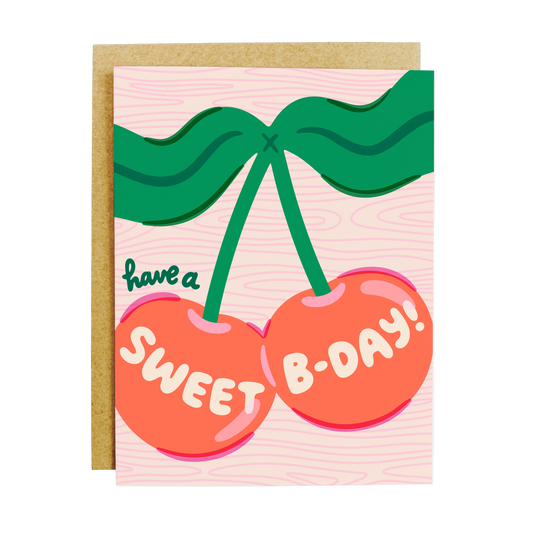 Cherry Sweet Birthday Greeting Card