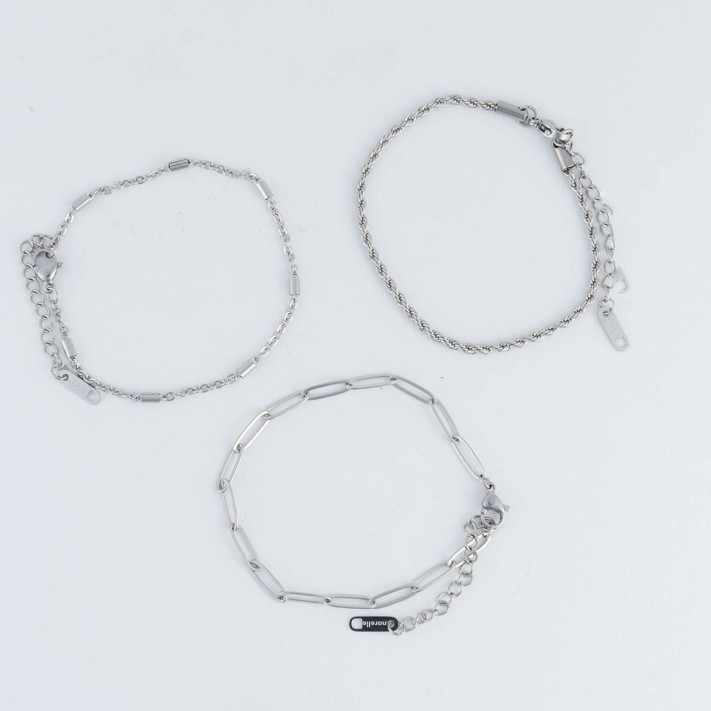 Waterproof Bracelets Narelle Twisted Chain Trio Set