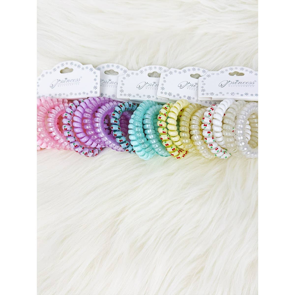 Colorful Spiral Hair Ties