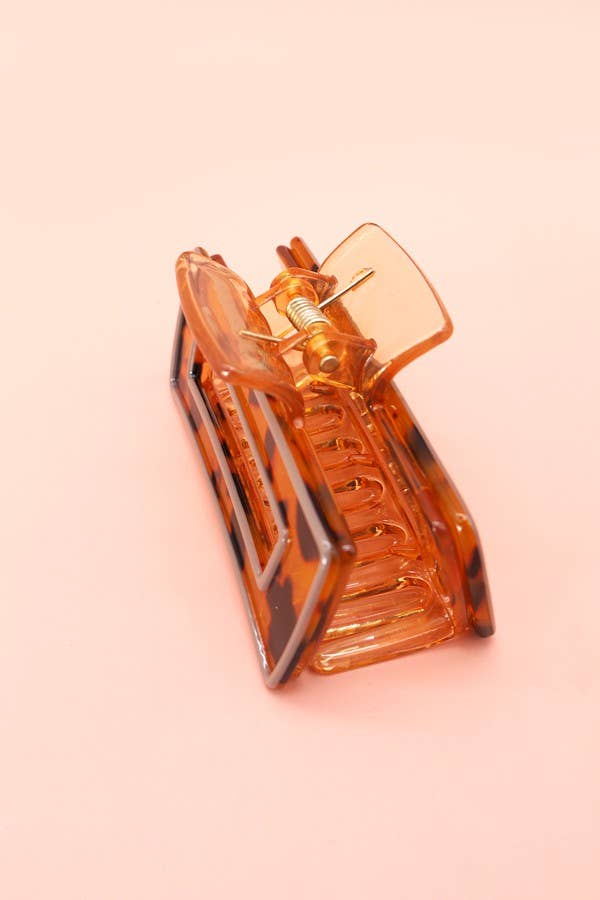 Tortoise Acetate Hair Claw Clip