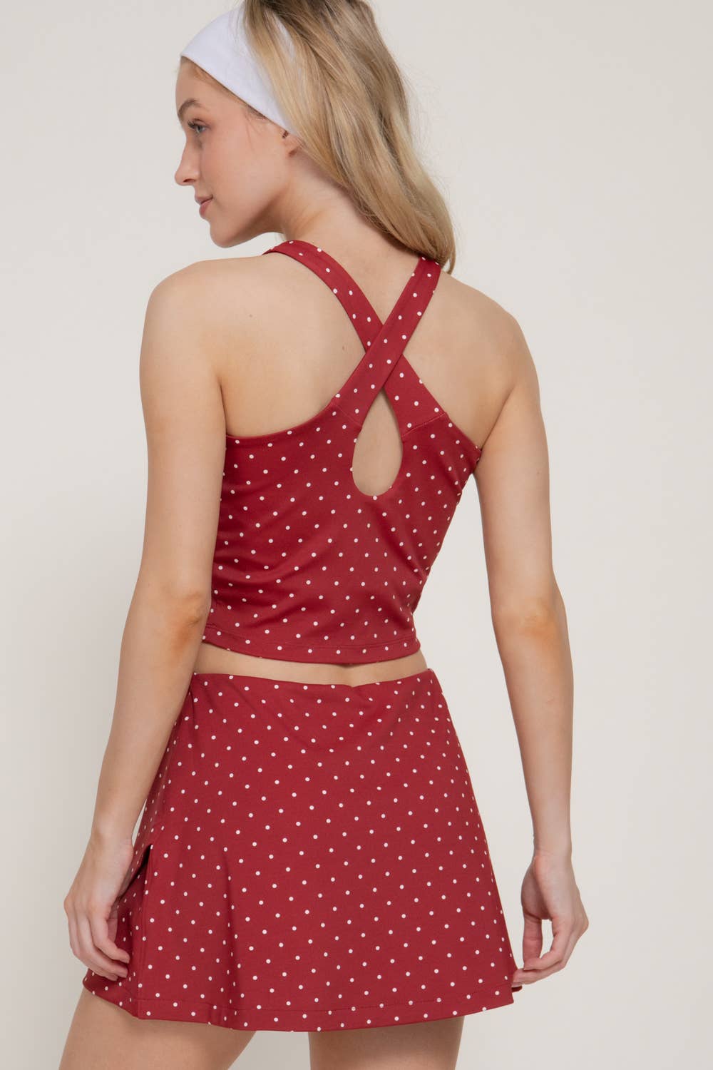 Polka Dot Tank & Skort Set