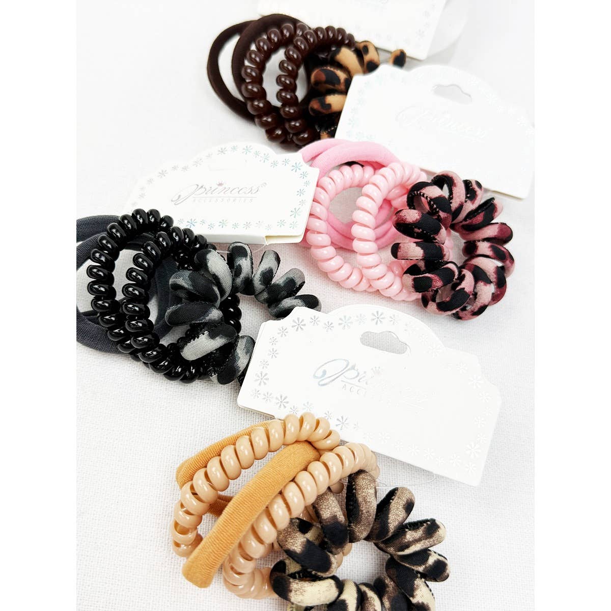 Leopard Mixed Hair Tie Set
