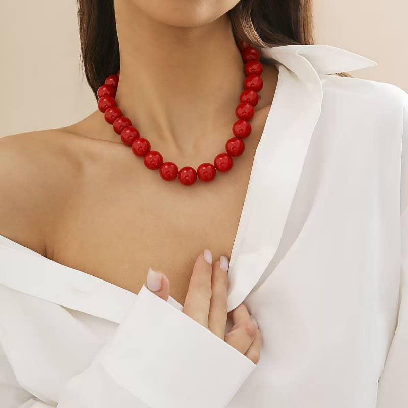 Chunky Beaded Necklace