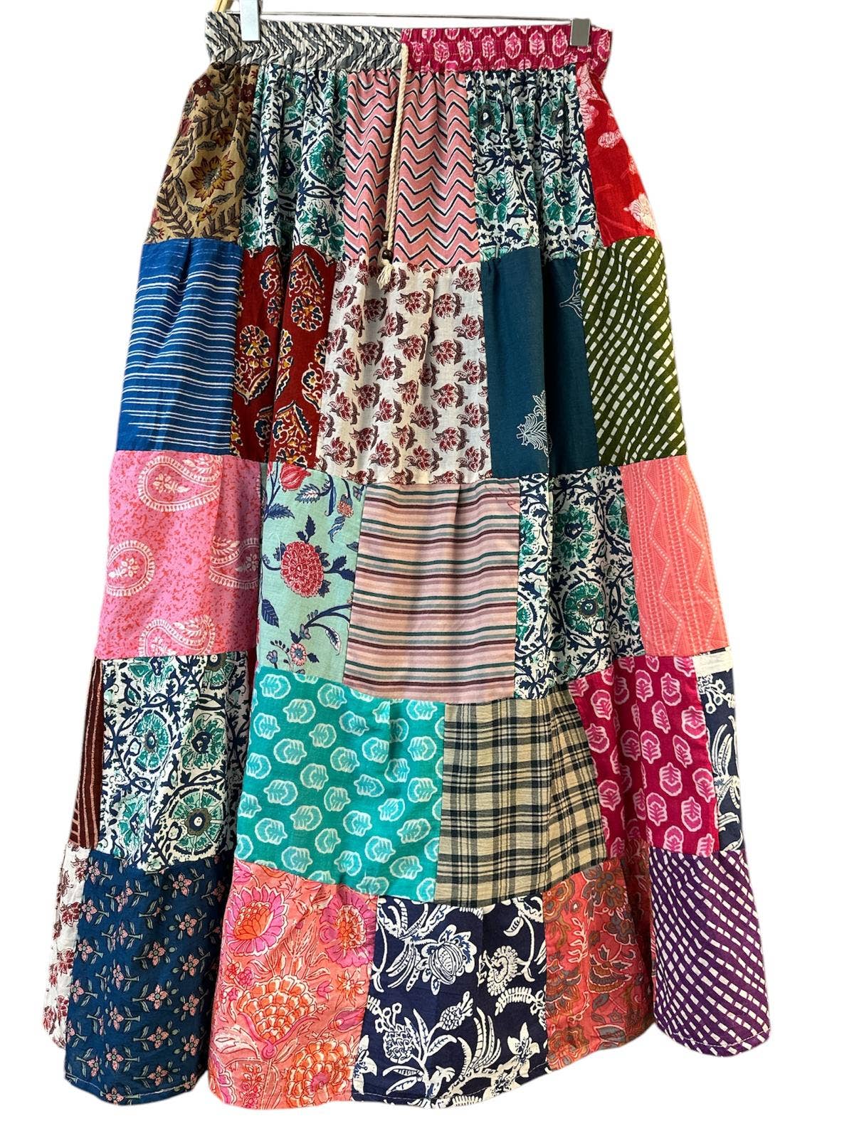 Cotton Patchwork Skirt