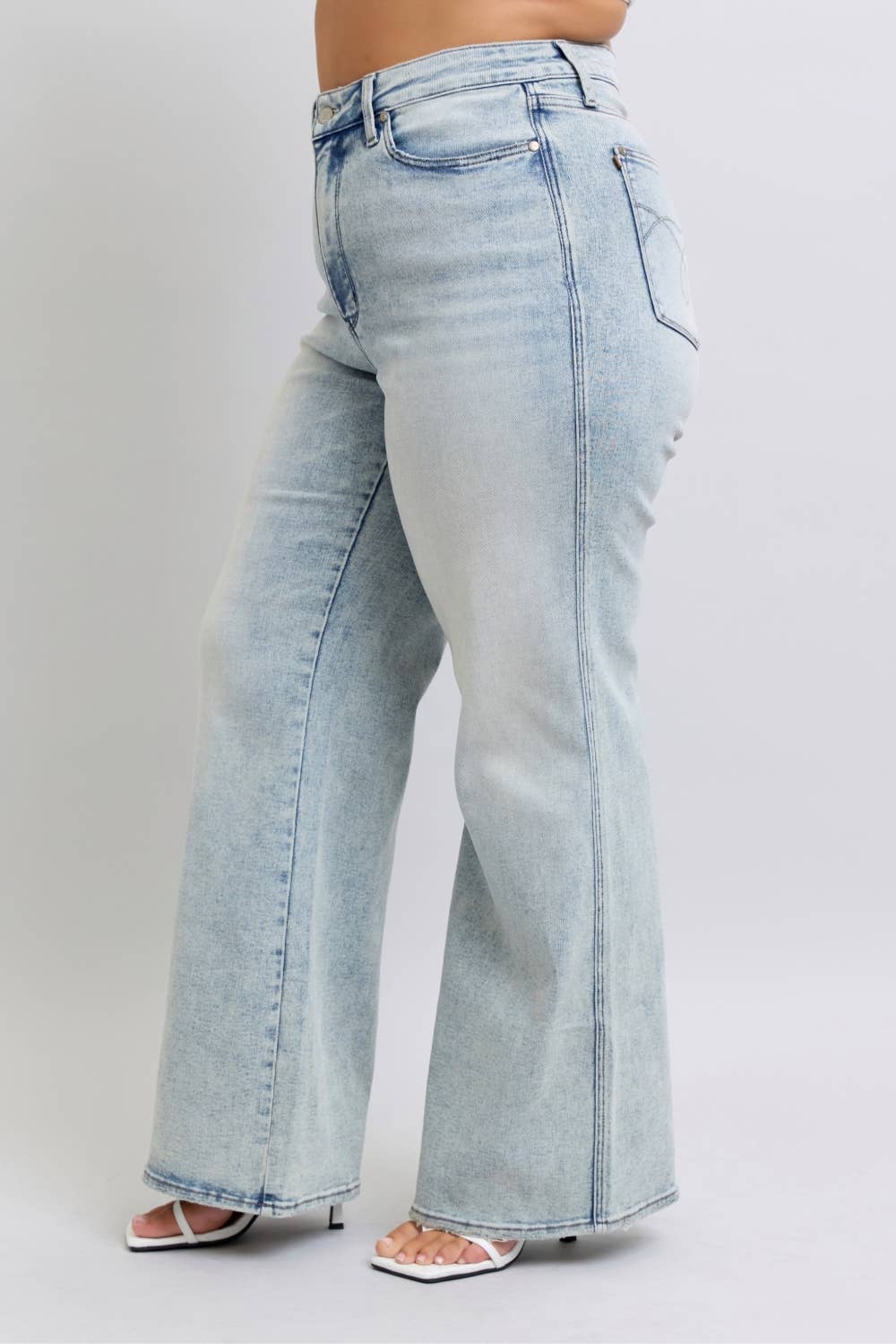 Judy Blue Jeans Tummy Control Retro Wide - Plus