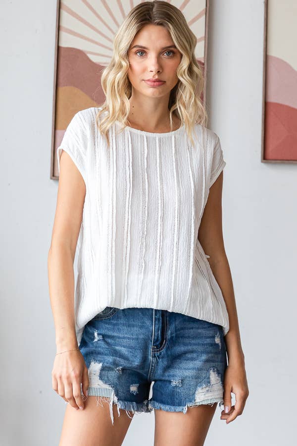 Cleo Textured Top