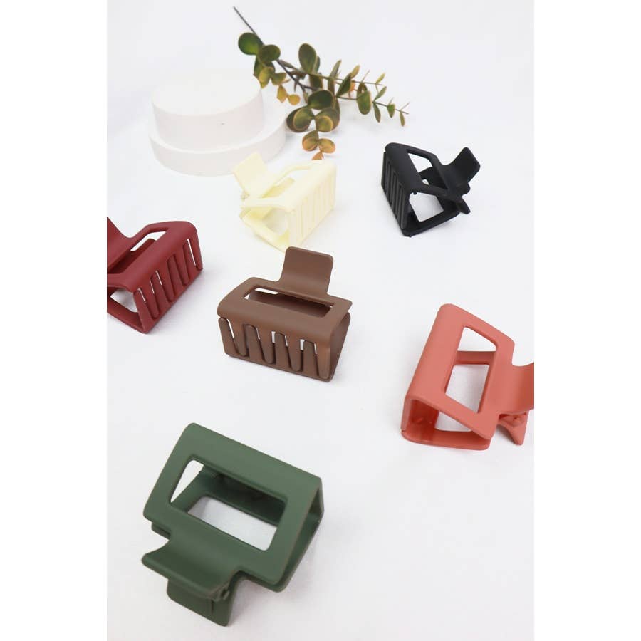 Double Square Hair Claw Clip Set