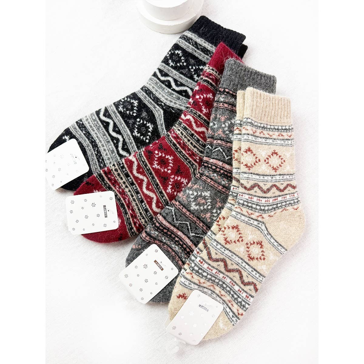 Vintage Winter Aztec Socks