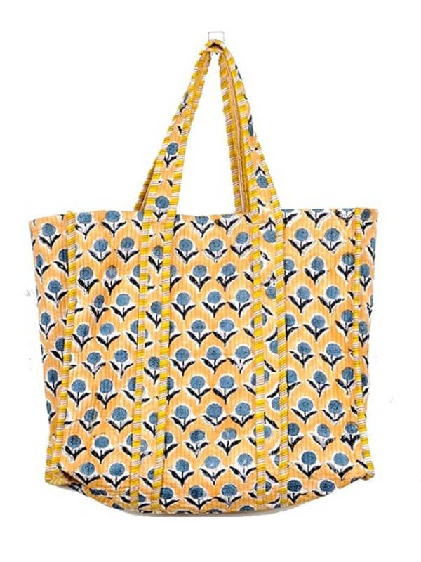 Organic Quilted Tote Bag