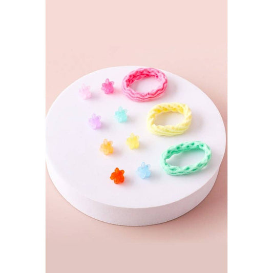 Mini Daisy Hair Clips Set
