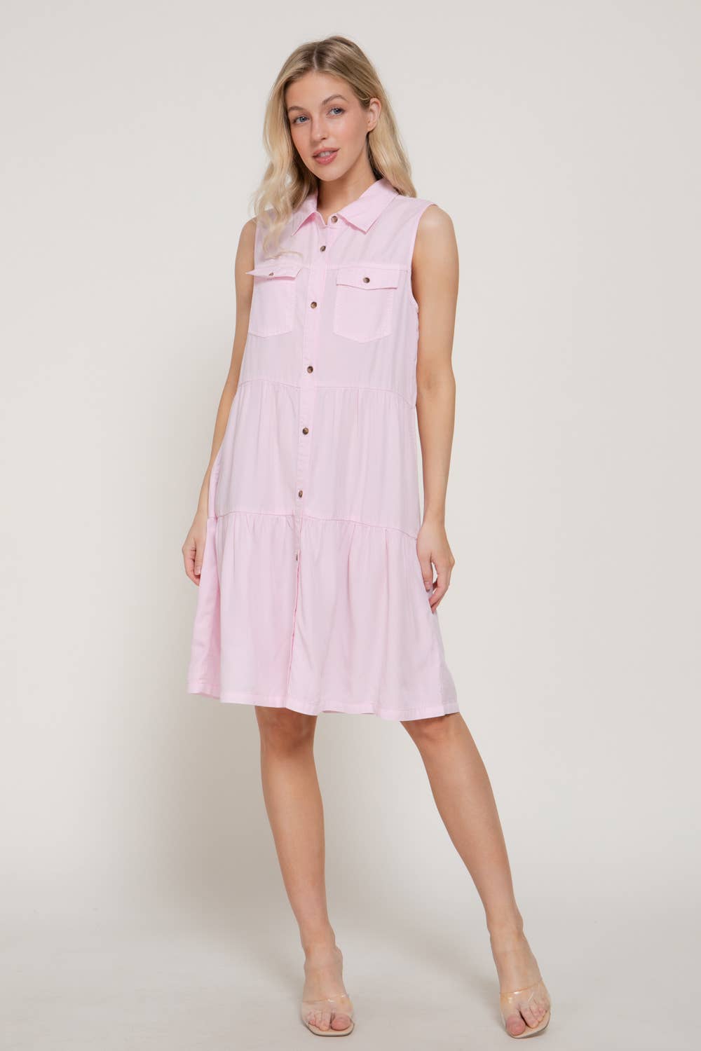 Denim Chambray Dress