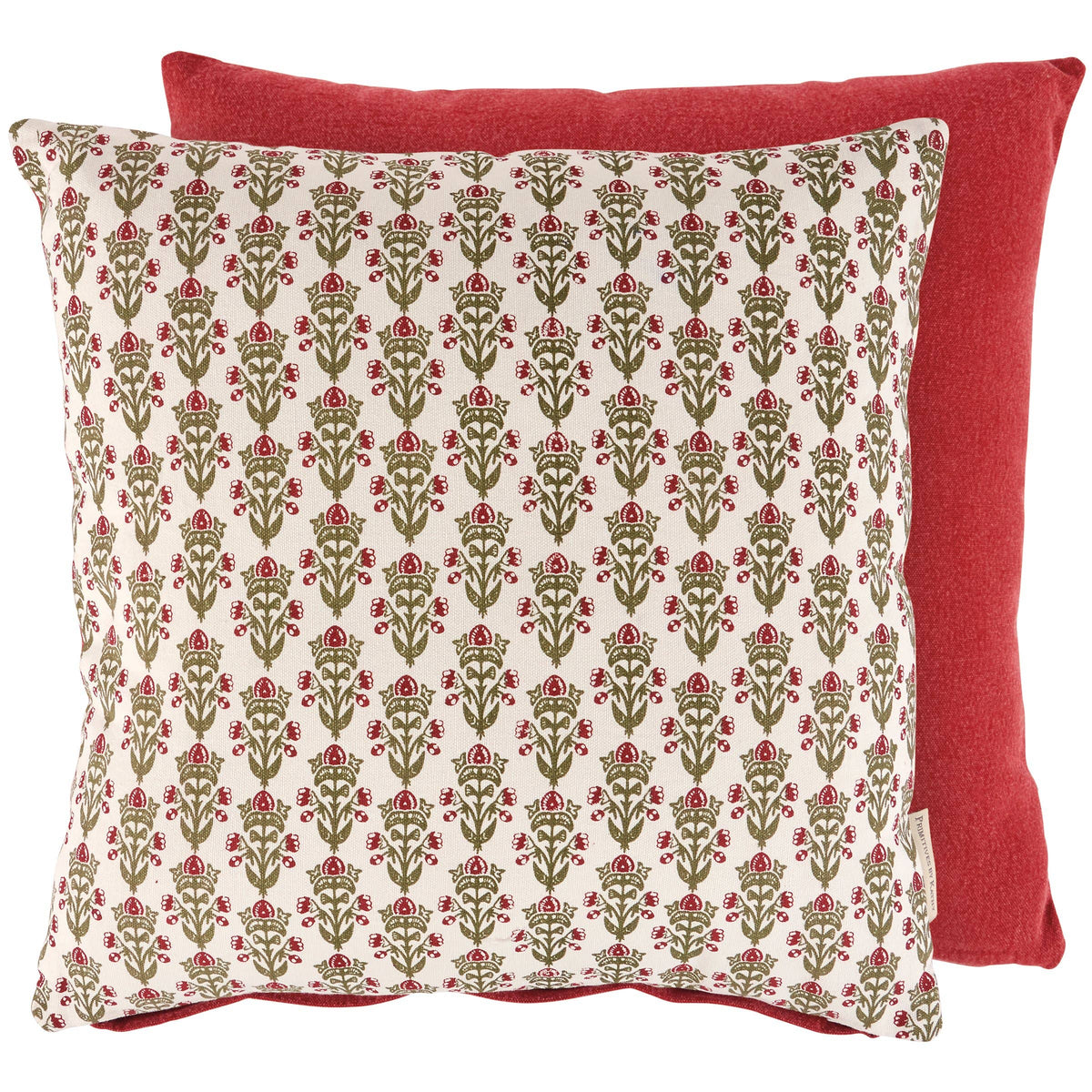 Floral Block Print Pillow